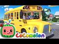 Wheels on the Bus Go Round and Round all through the town 🎶 | Nursery Kids Rhyme FUN!