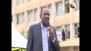 President Uhuru Kenyatta has cautioned the opposition against resumign the weekly anti-IEBC demos