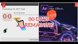 how to use free adobe after effect(2017 and 2018), after trial days expired.