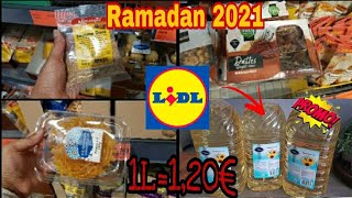 تخفيضات ليدل لرمضان?promotion lidl ramadan,?تتمة تقدية رمضان مع هميزات خطيييرة ،retour de courses ?