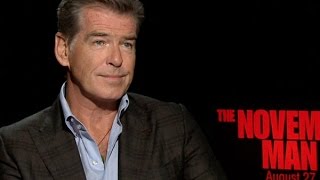 Pierce Brosnan Talks The November Man and The Expendables 4 @iamrogue