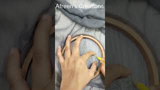 How to trace #embroidery #design on transparent fabric? #technique #trick #hacks #shorts