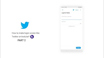 Twitter like app in kodular || Part 2 || Login screen