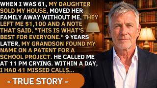 My Daughter Sold My House, Left Me $1,100—Then My Grandson Found My Name On A Patent 9 Years Later