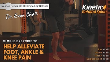 How to Perform Single Leg Balance Reach Exercise