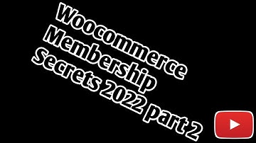 Woocommerce Membership Secrets || part 2/woocommerce tutorial||how to use woocommerce