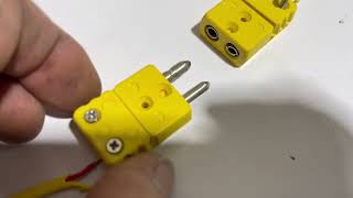 Type K Thermocouple connectors description by Dave The Oven Guy