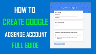 How to create Google AdSense account - Full Guide ( Tutorial for Beginner )