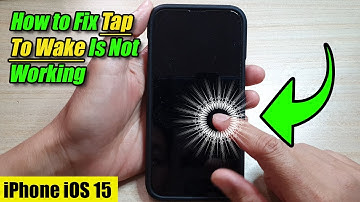 How to Fix Tap To Wake Is Not Working on iPhone 13/13 Pro or iOS 15