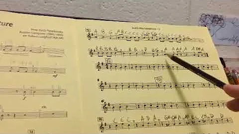 1812 Overture, 5th grade alto sax, m. 64-end