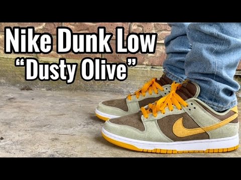 Nike Dunk Low “Dusty Olive” Review & On Feet - YouTube