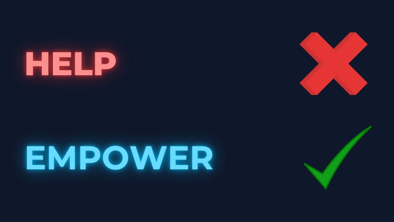 Stop Saying HELP - Say EMPOWER Instead | Daily English Vocabulary