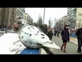 Птицы зимой. Киев. 14 февраля 2018г. Геркон
