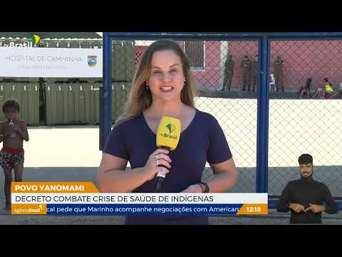 Decreto combate crise de saúde do povo Yanomami