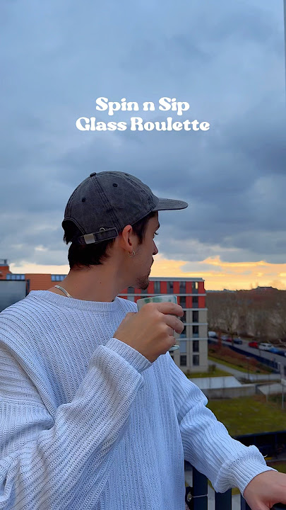 Spin & Sip: Glass Roulette! 🍷🧡