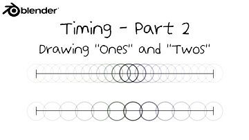Animation for Beginners | Timing (Part 2): Drawing on Ones and Twos #blender #animation #tutorial