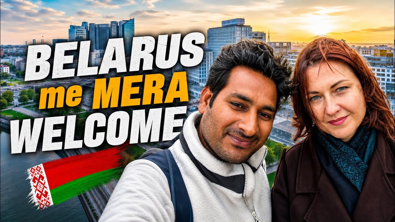 OMG ! Belarus me mera welcome! Can’t believe 🥱1st episode 😱 ! @ArbaazVlogs 