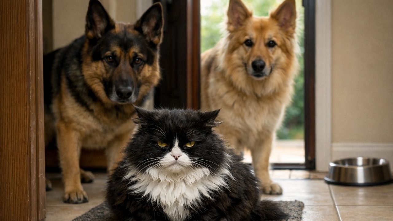 Psy przyniosły porzuconego kota... Starzec nie chciał go, ale serce nie pozwoliło mu odmówić