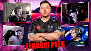 CS GO PROS & CASTERS REACT TO XANTARES FERRARI PEEK