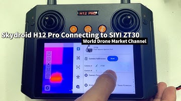 Skydroid H12 Pro Connecting to SIYI ZT30 #skydroid #siyi #wiring