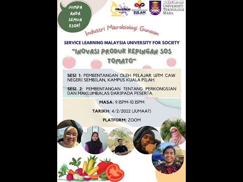 SESI 1 SULAM UiTM - MIC344(KEPINGAN SOS TOMATO)