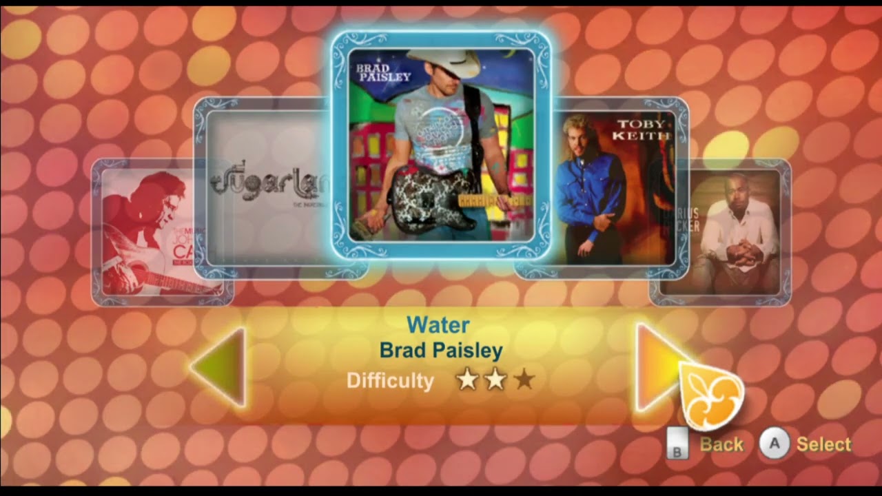 Country Dance Wii - Menu