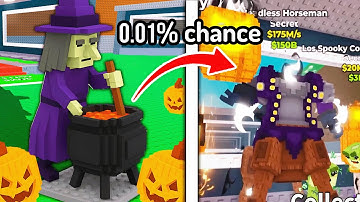 WORLDS FIRST To Witch Fuse HEADLESS HORSEMAN in Steal a Brainrot!