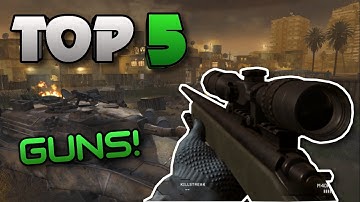 TOP 5 BEST GUNS IN MWR! (MODERN WARFARE REMASTERED)