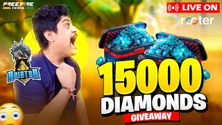 FREE DIAMOND GIVEAWAY DUO CUSTOM RAISTAR & GYANGAMING | BY - ROOTER