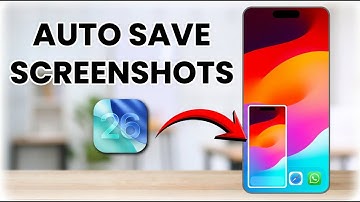 AutoSave Screenshots on iPhone iOS26 Made EASY
