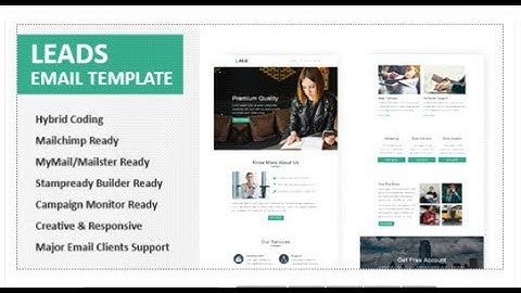 Leads - Multipurpose Responsive Email Template with Online  | Themeforest Templates