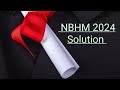 NBHM 2024 solution