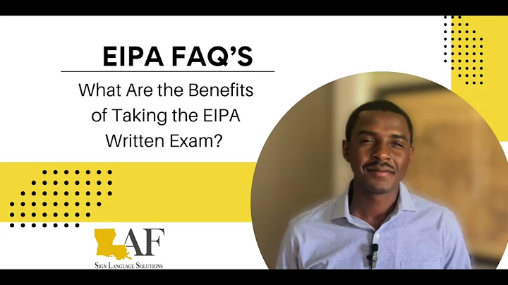 What are the Benefits of Taking the Written EIPA Exam?