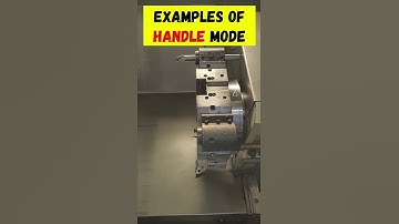 HANDLE MODE ON THE CNC LATHE MACHINE, CNC TURNING, CNC PROGRAMMING, CNC TRAINING, CUTTING, TOOL