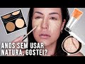 MAQUIAGEM SÓ COM PRODUTOS NATURA QUE NUNCA TINHA USADO!