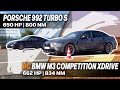 Drag Race! RaceChip tuned BMW M3 Competition xDrive vs. Stock Porsche 992 Turbo S