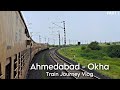 Journey behind electric locomotive  ahmedabad to okha via rajkot  onboard shalimar okha express