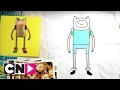 How To Draw Finn From Adventure Time | Imagination Studios | Cartoon Network