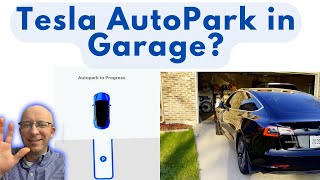 Can you AUTOPARK a Tesla into your GARAGE? screenshot 4