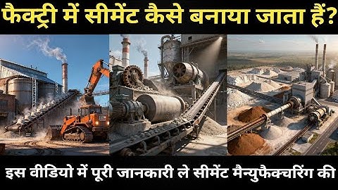 How Cement is Made in a Factory | Step-by-Step Cement Manufacturing Process Explained
