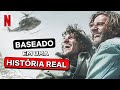 Os sobreviventes do voo 571 sendo resgatados | A Sociedade da Neve | Netflix Brasil