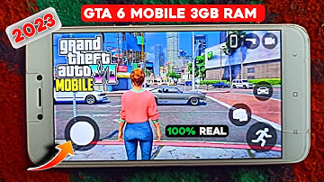 GTA 6 MOBILE On 3GB Ram Device | Beta Fan Made Version 2023 | Gameplay Test