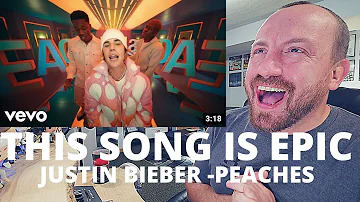 Justin Bieber - Peaches ft. Daniel Caesar, Giveon (BEST VIDEO REACTION!) we needed this song!