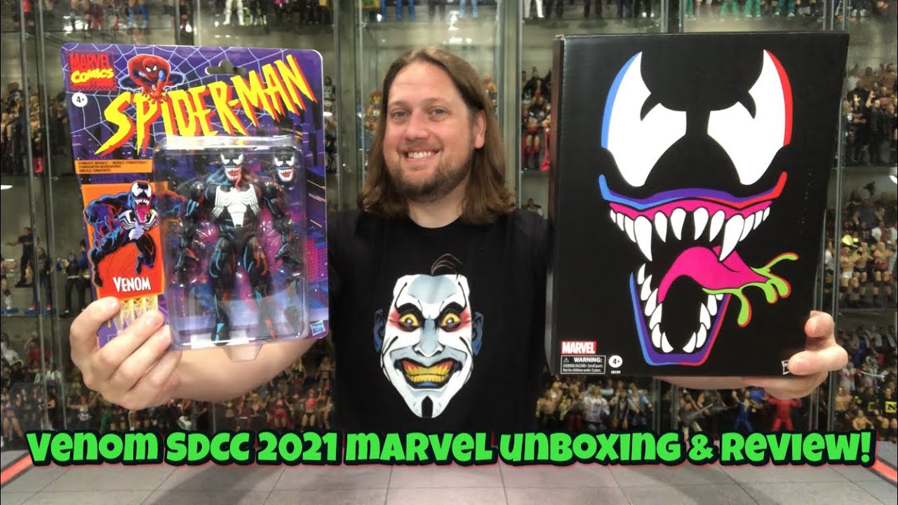 Venom Pulsecon 2021 Marvel Legends Exclusive Unboxing & Review