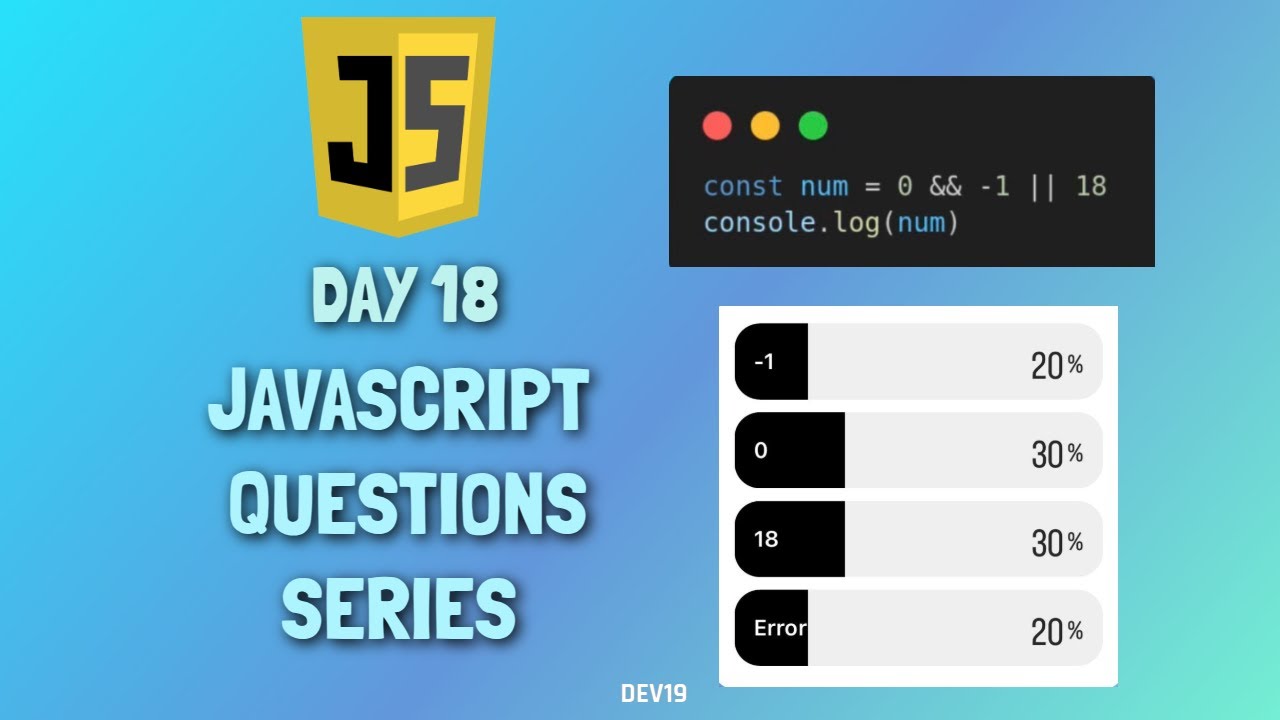 JavaScript Questions Series - 18 | #javascript #coding #mcq #snippets # ...