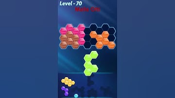 BLOCK! Hexa Puzzle! Regular A Level 70 (Basic) - Lösung Solution Walkthrough