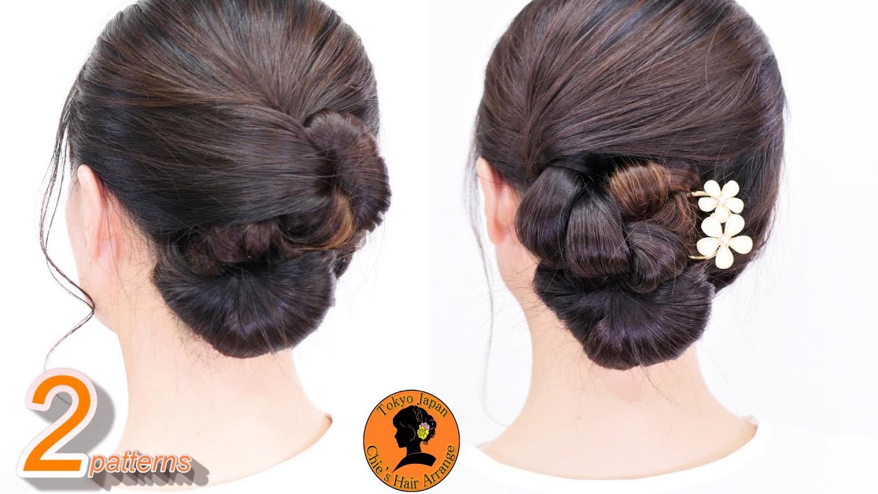 セルフヘア２選 プロ級まとめ髪自分で出来ない ヘアアレンジ上手に見せるポイント Chie S Hair Arrange