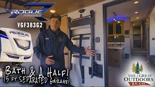 MASSIVE & Luxurious Toy Hauler w/ 2 Bathrooms & Great Party Space! - 2024 Rogue Armored VGF383G2 by The Great Outdoors RV™ 341 views 4 months ago 18 minutes