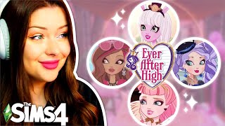 Furnishing a Village Based on EVER AFTER HIGH in The Sims 4