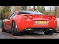Corvette C6 Brutal Sound (Corsa Exhausts) | Startup & Accelerations + Wheelspin